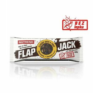 Tyčinka Nutrend FlapJack Gluten Free 100g čokoláda+kokos s hořkou čokoládou obraz