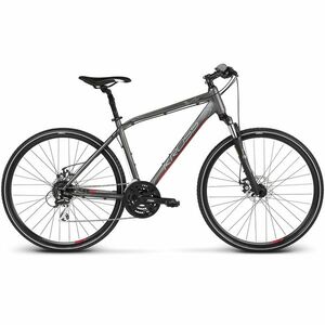 Pánské crossové kolo Kross Evado 4.0 TK 28" - model 2023 XL (23") grafitová/červená obraz