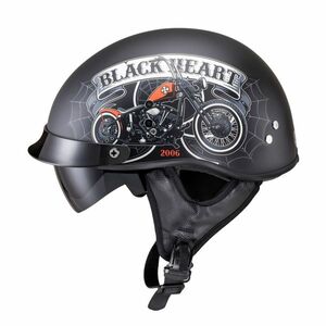 Moto přilba W-TEC Black Heart Rednut Motorcycle/Matt Black XXL (63-64) obraz