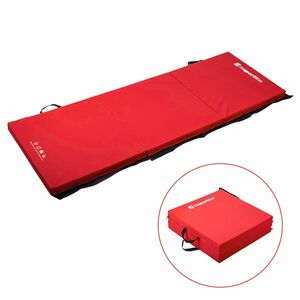 Skládací gymnastická žíněnka inSPORTline Trifold 180x60x5 cm červená obraz