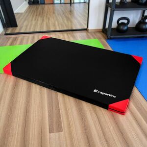 Gymnastická žíněnka inSPORTline Munakor T60 200x120x10 cm černá obraz