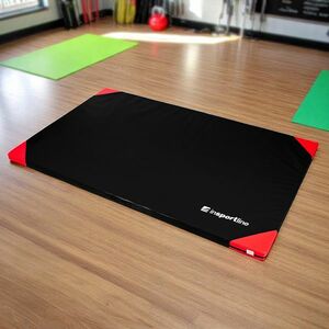 Gymnastická žíněnka inSPORTline Gabyk T90 200x120x6 cm černá obraz