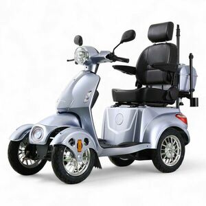 Elektrický čtyřkolový vozík inSPORTline Antun levandulově stříbrná obraz