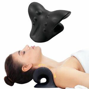 Podložka pro natažení krku a uvolnění krční páteře inSPORTline Muneal černá obraz