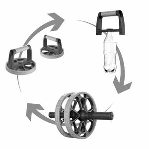 Posilovací kolečko 3v1 inSPORTline Pushabroll obraz