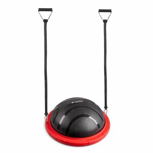 Balanční podložka inSPORTline Dome Edge s gumovými expandery 100 cm / 4, 6 kg červeno-černá obraz