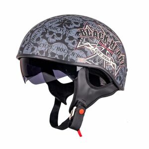 Moto přilba W-TEC Black Heart V535 Cross Skull XXL (63-64) obraz