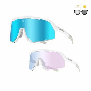 Fotochromatické sluneční brýle Altalist Kisou PXC bílá s růžovo-modrými skly obraz