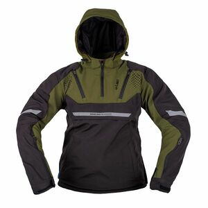 Pánská softshellová moto bunda W-TEC Annorack khaki-černá 3XL obraz