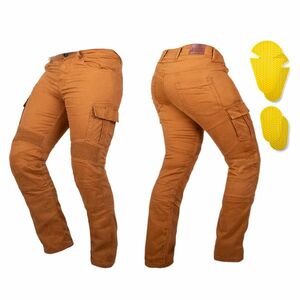 Moto jeansy W-TEC Wallbridge Caramel karamelová 44/34 obraz