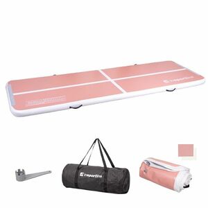 Airtrack inSPORTline Airstunt 400x100x10 cm korálová růžová obraz