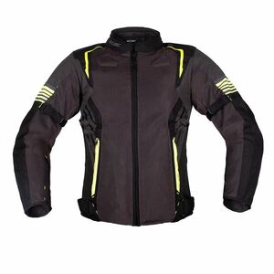 Letní moto bunda W-TEC Pelyes šedá-fluo 6XL obraz