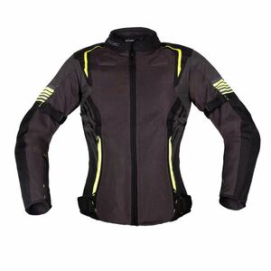Dámská letní moto bunda W-TEC Jelsa šedá-fluo 3XL obraz