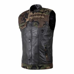 Moto vesta W-TEC Black Heart Regimento tmavě šedá-kamufláž 6XL obraz
