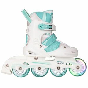 Dětské kolečkové brusle inSPORTline Tealero s předními LED kolečky S (31-34) obraz
