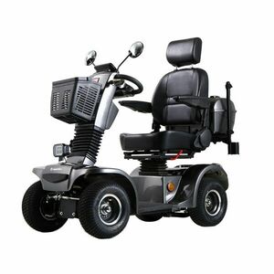 Elektrický čtyřkolový vozík inSPORTline Thodor šedá obraz