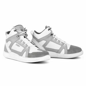 Moto boty W-TEC Arimes bílo-šedá 47 obraz