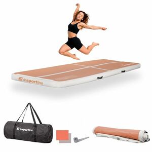Airtrack inSPORTline Airstunt 300x100x10 cm mocha mousse obraz