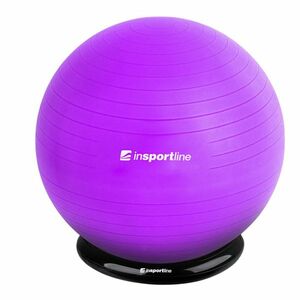 Gymnastický míč inSPORTline Top Ball 85 cm se základnou BallBase fialová obraz