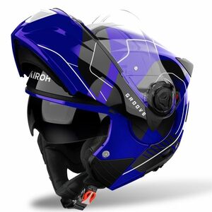 Výklopná přilba AIROH SPECKTRE Groove P/J modrá lesklá XXL (61) obraz