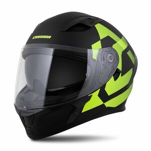 Moto přilba Cassida Orbit Grind černá matná/žlutá fluo XXL (63-64) obraz