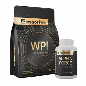 SADA: Protein inSPORTline WPI 700g + Stimulant inSPORTline AlphaForce, 90 kapslí čokoláda obraz