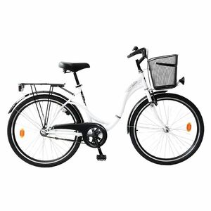 Městské kolo Reactor Swan 26" Coaster - model 2025 M (18", 165-175 cm) bílá obraz