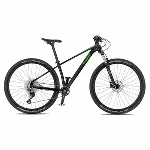 Horské kolo 4EVER Dark Sport 29" - model 2025 S (15, 5", 150-165 cm) pearl black/green obraz