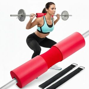 Ochrana vzpěračské tyče inSPORTline Shaperoll 44x9, 5 cm červená obraz