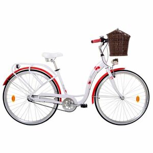 Městské kolo Saveno Bridget NEX7 28" - model 2025 M (17", 160-180 cm) bílá obraz