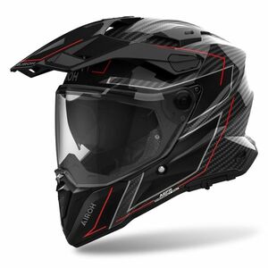 Moto přilba Airoh Commander 2 Carbon Stylish lesklá 3XL (64) obraz