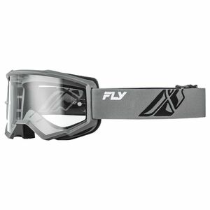 Dětské motokrosové brýle Fly Racing Focus Youth šedá/černá, čiré plexi obraz