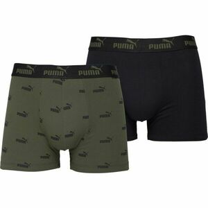 Puma ELEMENTS MEN LOGO PRINT BOXERS 2P Pánské boxerky, černá, velikost obraz