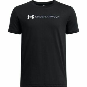 Under Armour LOGO WORDMARK Dětské tričko, černá, velikost M obraz