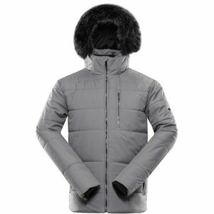 ALPINE PRO LODER Pánská zimní bunda, šedá, velikost obraz