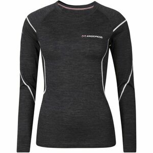PROGRESS MERINO LS Dámské funkční Merino triko, černá, velikost obraz