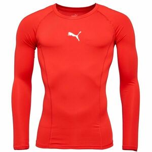 Puma LIGA BASELAYER LONG SLEEVE TEE Pánské funkční triko, červená, velikost obraz