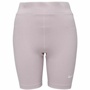 Nike SPORTSWEAR CLASSIC Dámské elastické šortky, béžová, velikost obraz