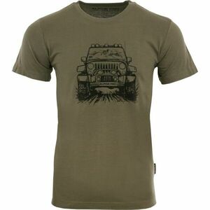 ALPINE PRO BREJ Pánské triko, khaki, velikost obraz