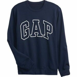 GAP CREWNECK LOGO Pánská mikina, tmavě modrá, velikost obraz