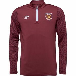 Umbro WEST HAM HOME PRE MATCH MIDLAYER TOP Pánská sportovní mikina, vínová, velikost XXL obraz