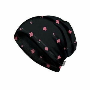 UNUO BASIC Dětská fleecová čepice, černá, velikost obraz