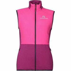 PROGRESS TARJA Dámská hybridní vesta s merinem, růžová, velikost obraz