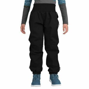 UNUO PLUS Dětské oteplovačky, černá, velikost 116-122 obraz