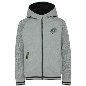 Lotto MANET Chlapecká celorozepínací mikina s kapucí, šedá, velikost 116-122 obraz