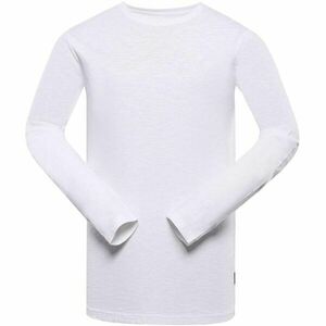 NAX IHES Pánské bavlněné triko s dlouhým rukávem, bílá, velikost obraz
