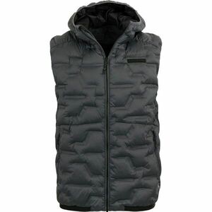 ALPINE PRO LIVEW Pánská zateplená Vesta, tmavě šedá, velikost obraz