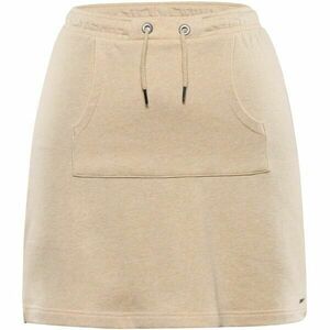ALPINE PRO HOFRA Dámská letní sukně v délce nad kolena, béžová, velikost obraz