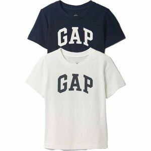 GAP V-BF LOGO TEE 2PK Dětské tričko, tmavě modrá, velikost 4Y obraz