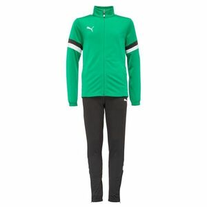 Puma TEAMRISE TRACKSUIT JR Dětská tepláková souprava, zelená, velikost obraz
